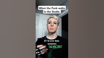 When the Punk walks in the Studio #emo #punk #poppunk #rockmusic #goth #alternative #punkrock