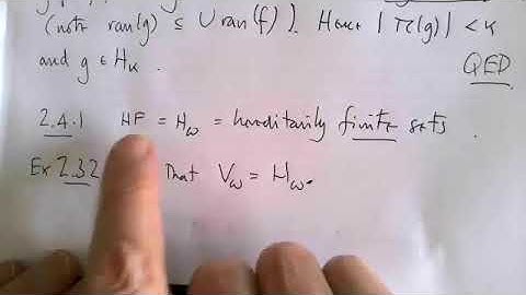 Axiomatic Set Theory Lecture 12