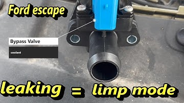 Ford Escape How to fix Code P2681 Coolant Bypass Valve in Limp in Mode or Reduce Power mode Fiesta