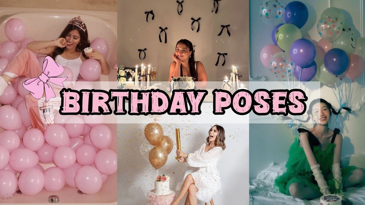Aesthetic Birthday Photoshoot Ideas With Cake 🎂💃