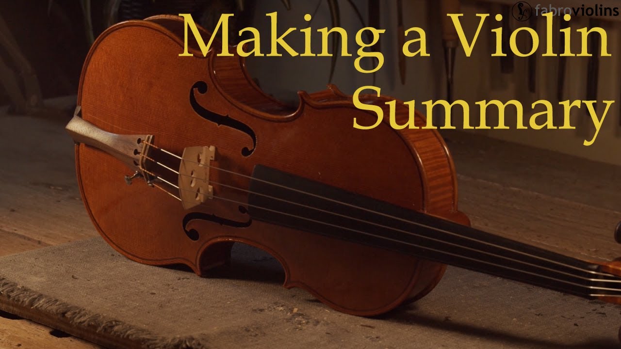 Making a Violin | ALL THE STEPS | Amati Model - YouTube