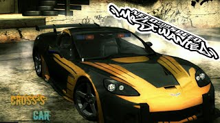 NFS Most Wanted | Stg. Cross's car form game intro | modded car gameplay