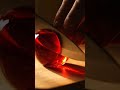 Luxury ASMR glass apple cutting. #ASMR #Satisfying #GlassApple #LuxuryASMR