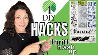How to THRIFT FLIP Using DOLLAR TREE STICKERS