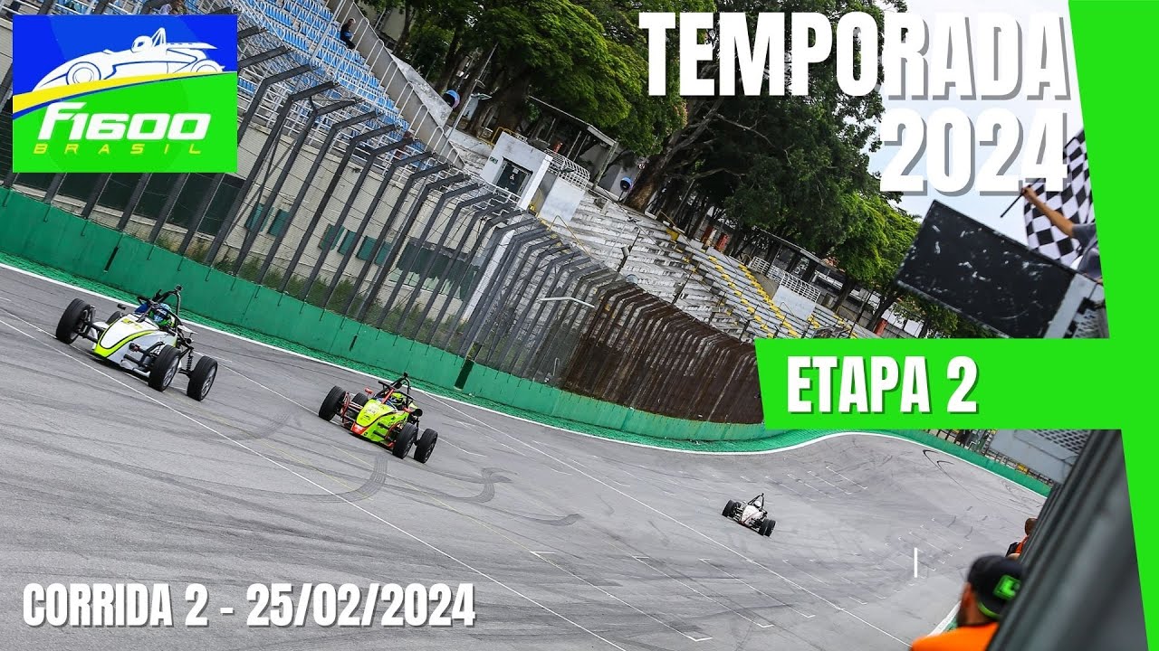 Etapa 2 2024 - F1600 - Corrida 2 - Interlagos - AO VIVO - YouTube