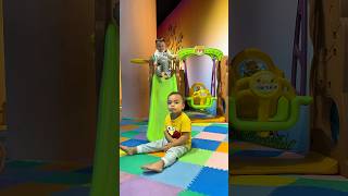 Athar Dan Dhika Bermain Bersama Yangti shorts short short