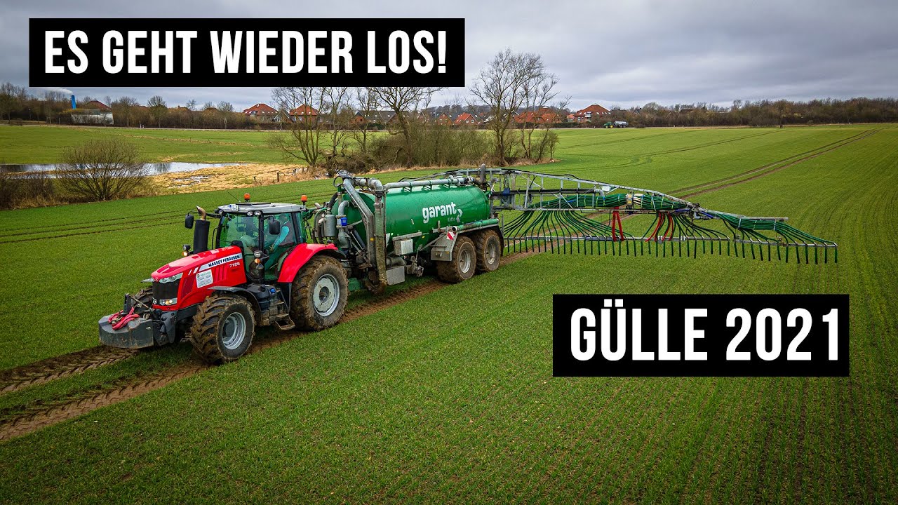 Es geht wieder los || GÜLLE || GARANT || Massey Ferguson || DEUTZ || Case PUMA || Niklas Gollub