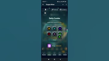 Oxygen Miner Daily Combo 26 October 2024 #gaming