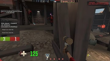 【TF2】 Cheater Crashes Server, After Votekick