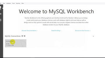 create connection using MySQL workbench and XAMPP