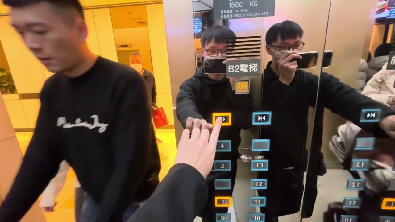 亞當搭電梯EP146-富士達FUJITEC電梯@新光三越中港店（B梯）