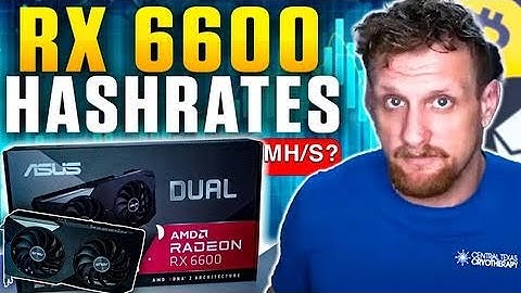 RX 6600 Non XT Hashrate | ETH RVN ERGO FIRO FLUX