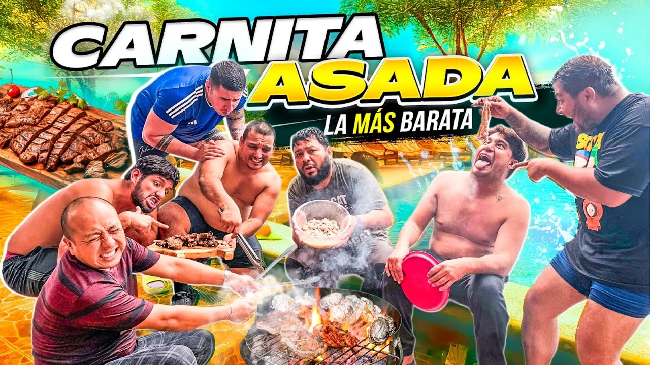 HICIMOS LA CARNE ASADA MAS BARATA DEL MUNDO CON EL CREW🥩