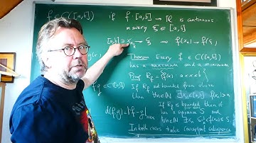 14. Maxima, minima, the uniform norm and metric on C([a,b])