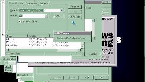 Operating System Overload: Windows NT 4.0 with 240 Programs