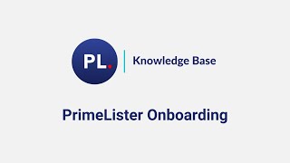 PrimeLister Onboarding