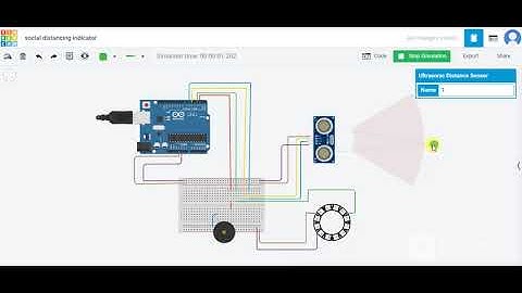 💥💥SOCIAL DISTANCING INDICATOR🖲🖲💥💥