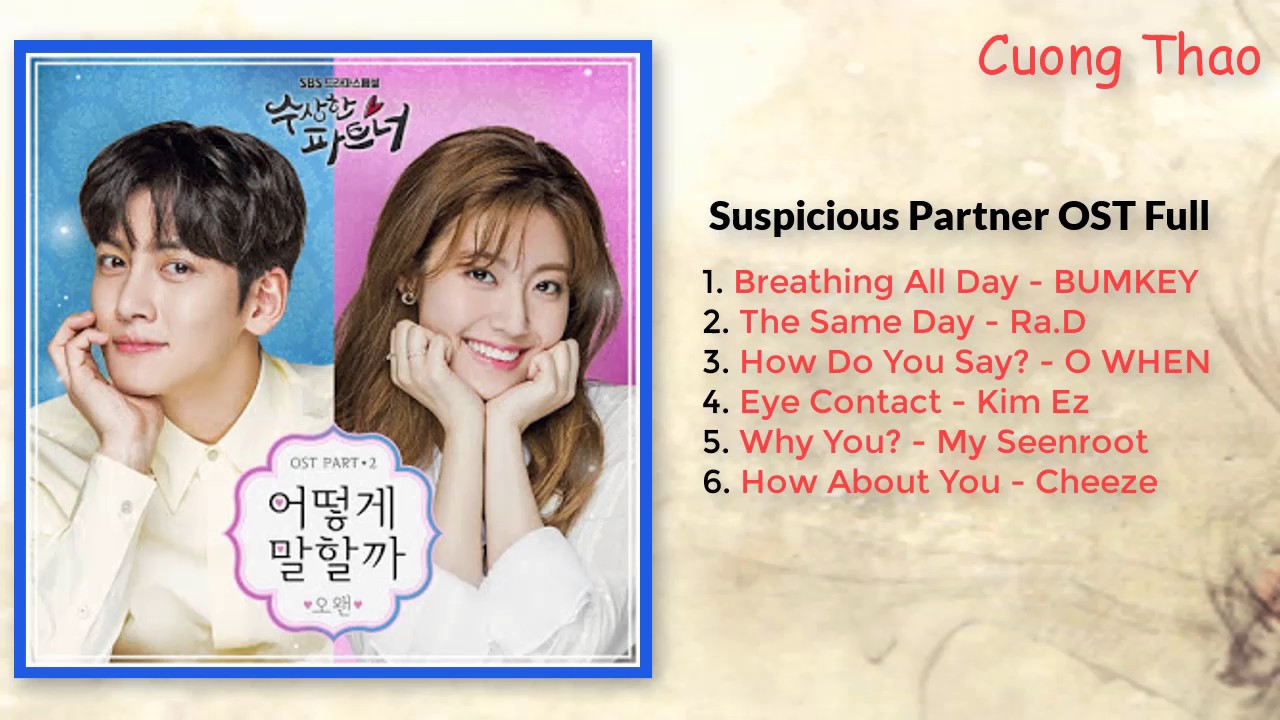 Nhạc Phim Đối Tác Bất Ngờ FULL (Suspicious Partner OST FULL)