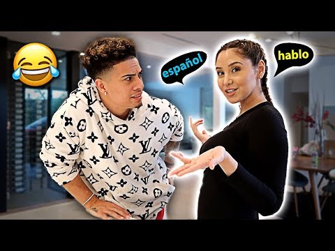 SPEAKING ONLY SPANISH TO MY HUSBAND FOR 24 HOURS!!! **HE DIDN'T UNDERSTAND ANYTHING LOL**