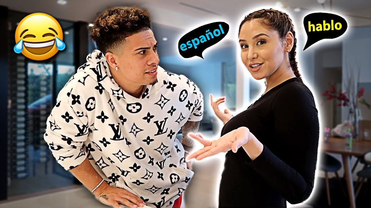SPEAKING ONLY SPANISH TO MY HUSBAND FOR 24 HOURS!!! **HE DIDN'T UNDERSTAND ANYTHING LOL**