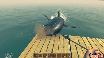 Raft #1: con cá mập đã cắn cáp!!!