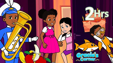 Just Be Brave + More Fun and Educational Kids Songs | Gracie’s Corner 2-Hour Compilation
