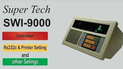Super-Tech SWI-9000 CALIBRATION