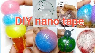 DIY nano tape 🐞 ❤️ 🫧🍦🏐