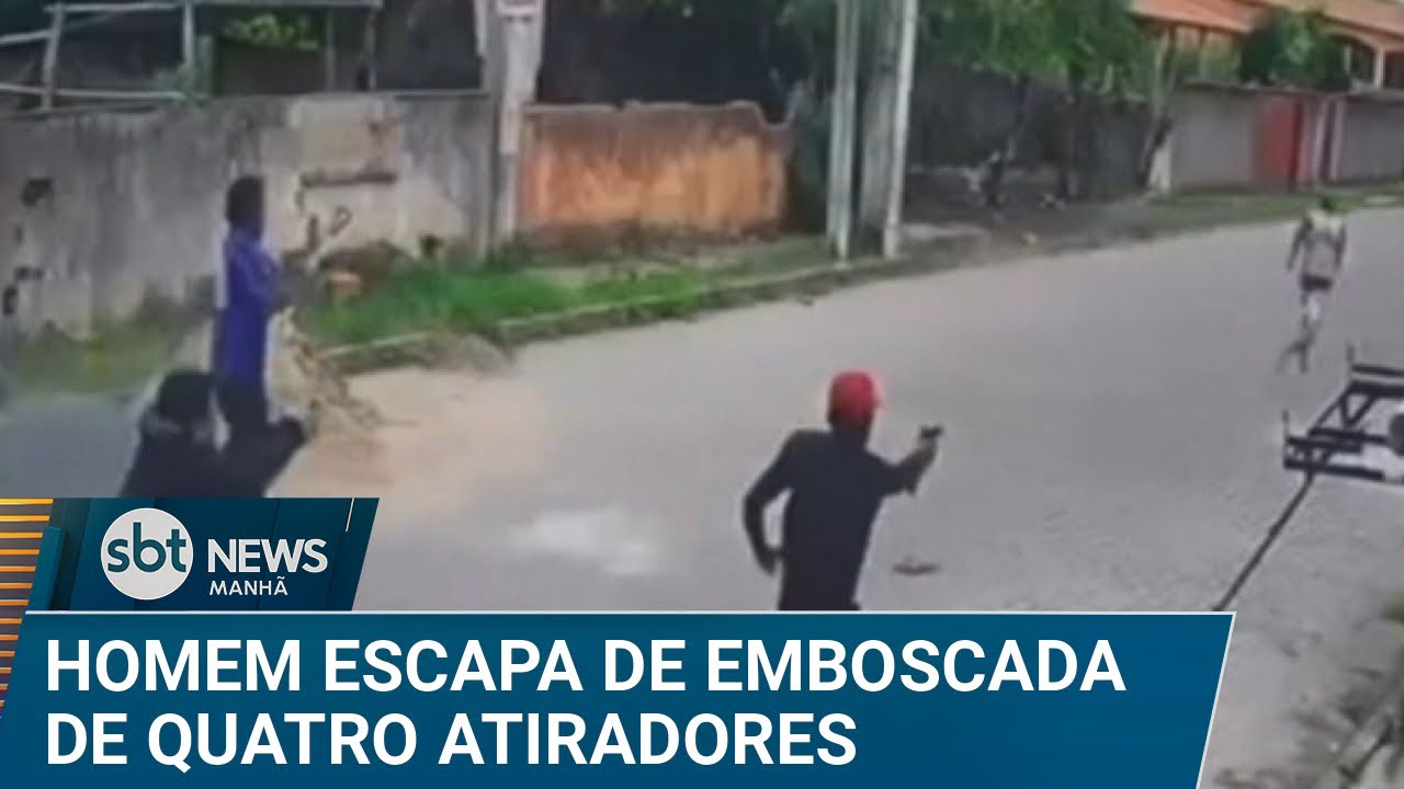 Homem escapa de emboscada de quatro atiradores e sobrevive | 