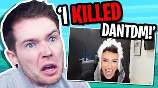 James Charles KILLED ME in Minecraft! *not clickbait*