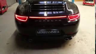 Moshammer Valve Controlled X-Pipe...sound Flapsystem For Your Porsche 991 Carrera 4S