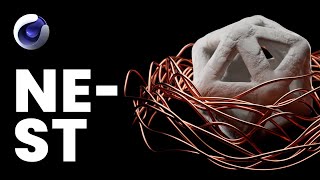 Nest Animation in Cinema 4D Using Fracture, Cloner, Tracer, Sweep, and MoGraph