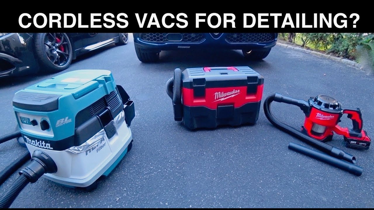 Cordless Vacs for Auto Detailing