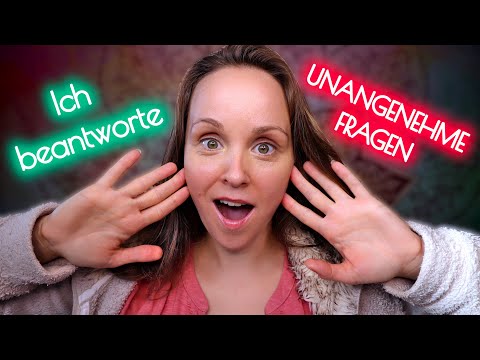 ASMR Ich Beantworte UNANGENEHME/ PEINLICHE FRAGEN 😮🤭😹 ASMR Q & A 🥰 Geflüstert
