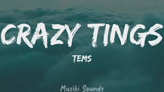 Crazy Tings - Tems (Lyrics) | Muziki Sounds
