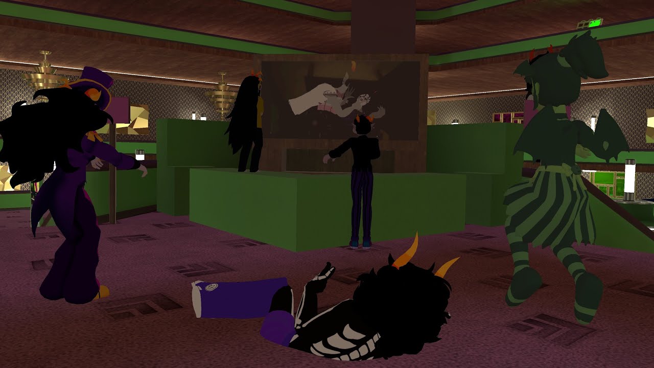VRC Homestuck Shenanigans #7 - Ampora Assault