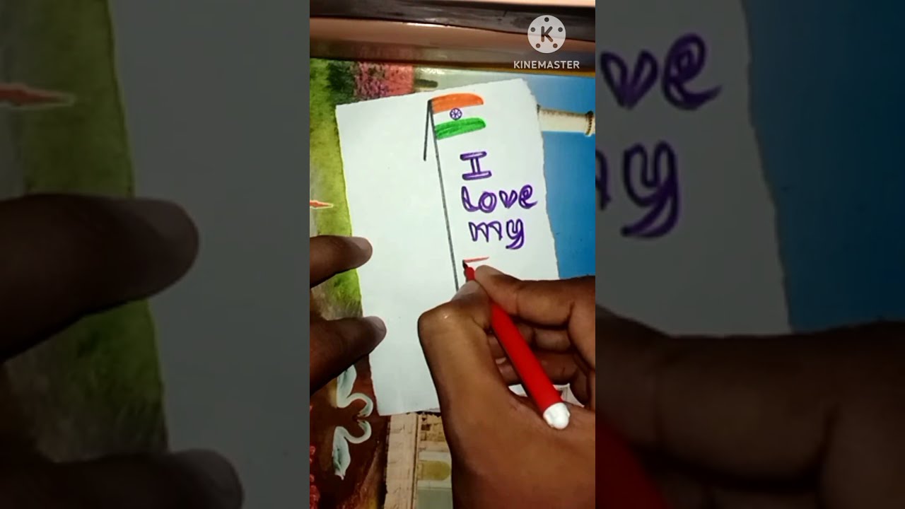 How To Draw The National Flag Of India From Number 1 My Channel Arts Yt Shot Viral Vdo