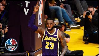 LeBron James passes Michael Jordan on all-time scoring list and gets emotional | NBA Highlights