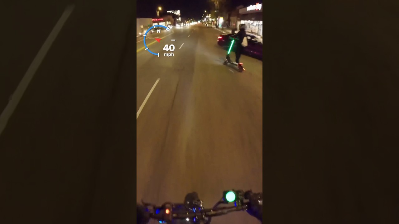 Could’ve been the WORST scooter crash ever! It was so close! 🥶🛴 