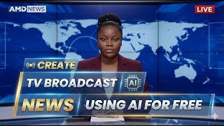 How to Create a PROFESSIONAL News Broadcast with FREE AI Tools (Step-by-Step Tutorial)