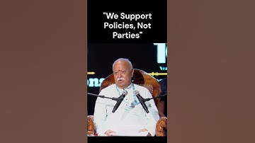 RSS Chief: "If Congress built Ram Mandir, we would