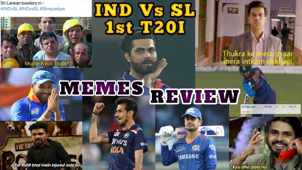 IND Vs SL 1st T20I FUNNY MEMES REVIEW | SITESH | TANAY 