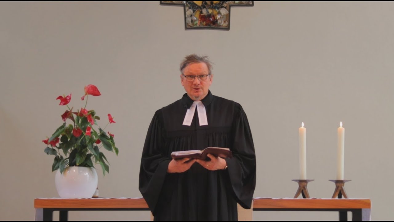 Gottesdienst am Sonntag Judika mit Pfarrer Klaus Johanning - YouTube