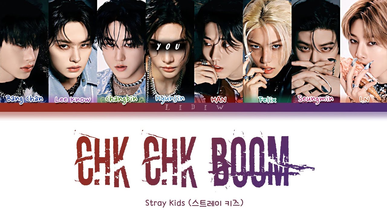 Stray Kids || Chk Chk Boom but you are Hyunjin (Color Coded Lyrics Karaoke)