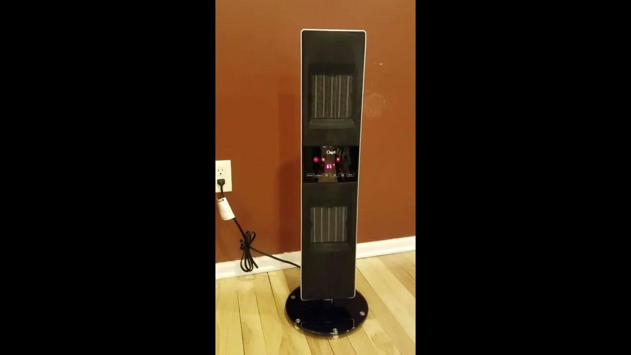 Ozeri OZH1 Dual Zone Oscillating Heater with Remote - YouTube