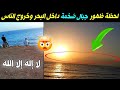 ظهور علامات تسونامي داخل البحر والناس تراقب من بعيد لطفك يا الله 