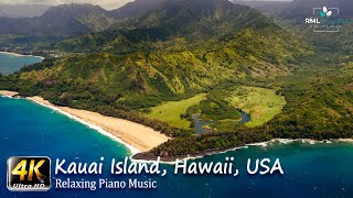 Kauai Island, Hawaii, USA in 4K Ultra HD - Part One - 🎵Relaxing Piano Music 🎵Relaxing Sleep Music by RELAXATION MEDITATION LAB CHANNEL 229 views 3 years ago 1 hour, 1 minute