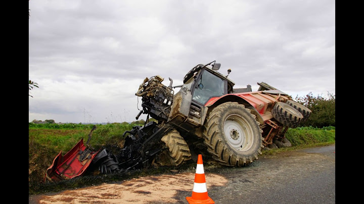 Top 20: accident de tracteur
