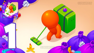 Landfill Clean It Game! Gameplay Walkthrough Part 1 - Tutorial Recycle Clean City (Android,iOS)