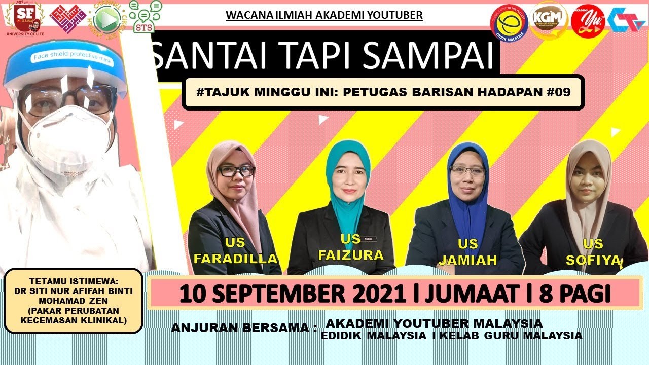 🔴 [LIVE] SANTAI TAPI SAMPAI : PETUGAS BARISAN HADAPAN #09 #AKADEMIYOUTUBER